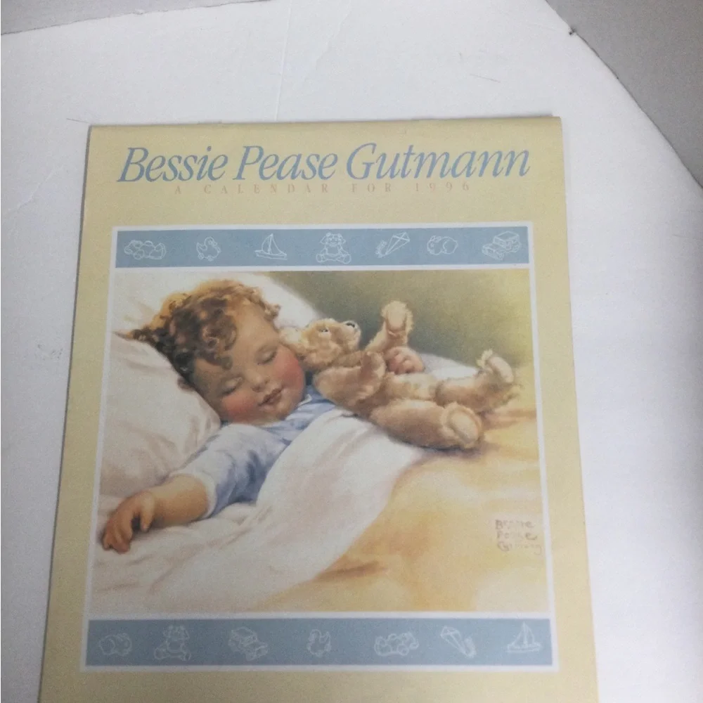 Bessie Pease Gutmann 1996 Wall 12 Month Calendar Vintage